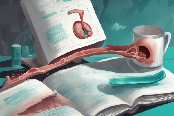 Modern digital painting of an open medical textbook with a torn ligament diagram, symbolizing avulsion injury, incorporating teal color theme; avulsion in real estate concept.