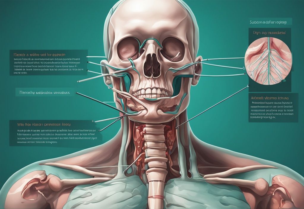 Digital illustration of teal-themed medical diagram showing avulsion process, depicting forcible detachment of a body structure.